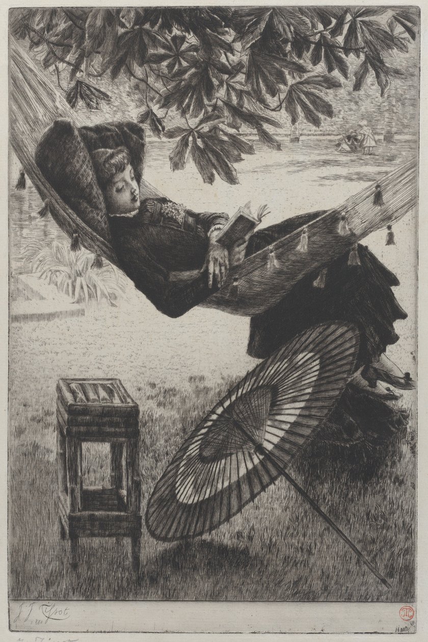 Hengekøyen, 1880. av James Tissot