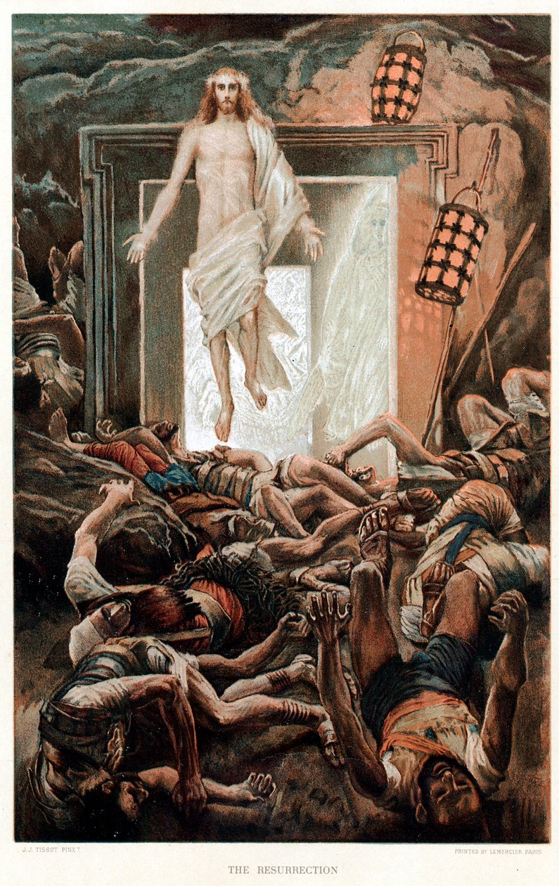 Oppstandelsen, c1890 av James Tissot