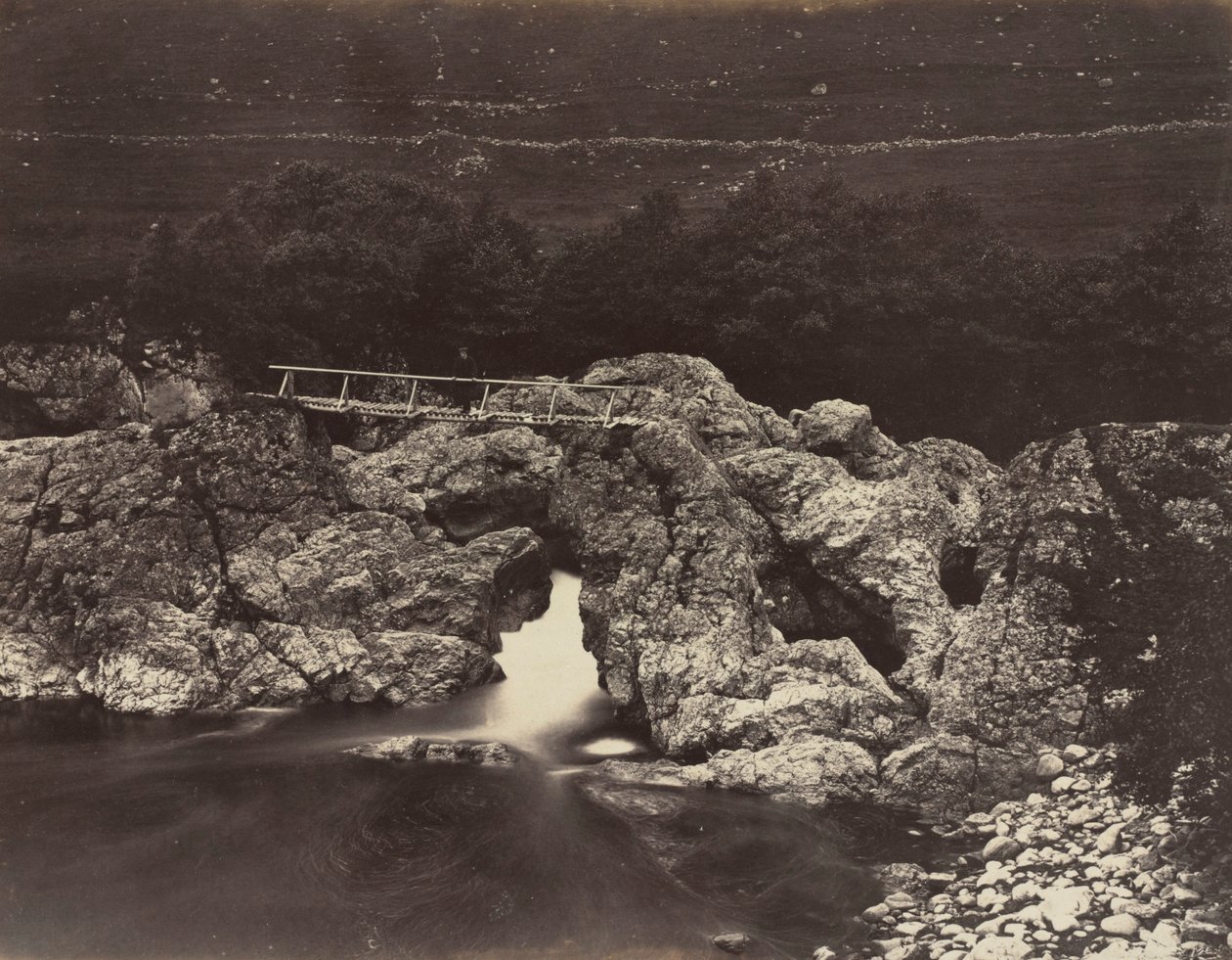 Shepherds Bridge nær Forest Lodge, 1871. av James Valentine
