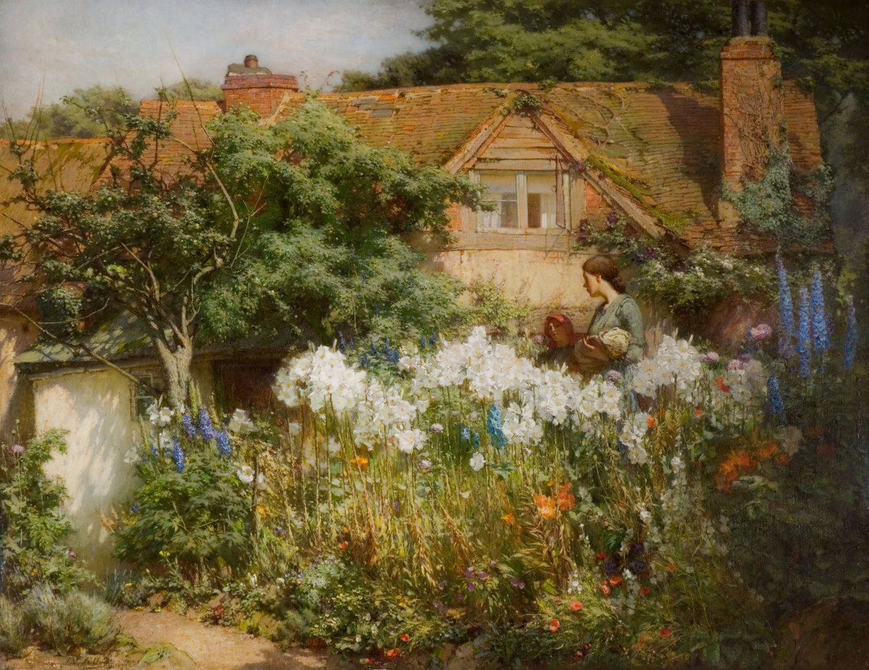 The Lily Garden, 1914. av James Valentine Jelley