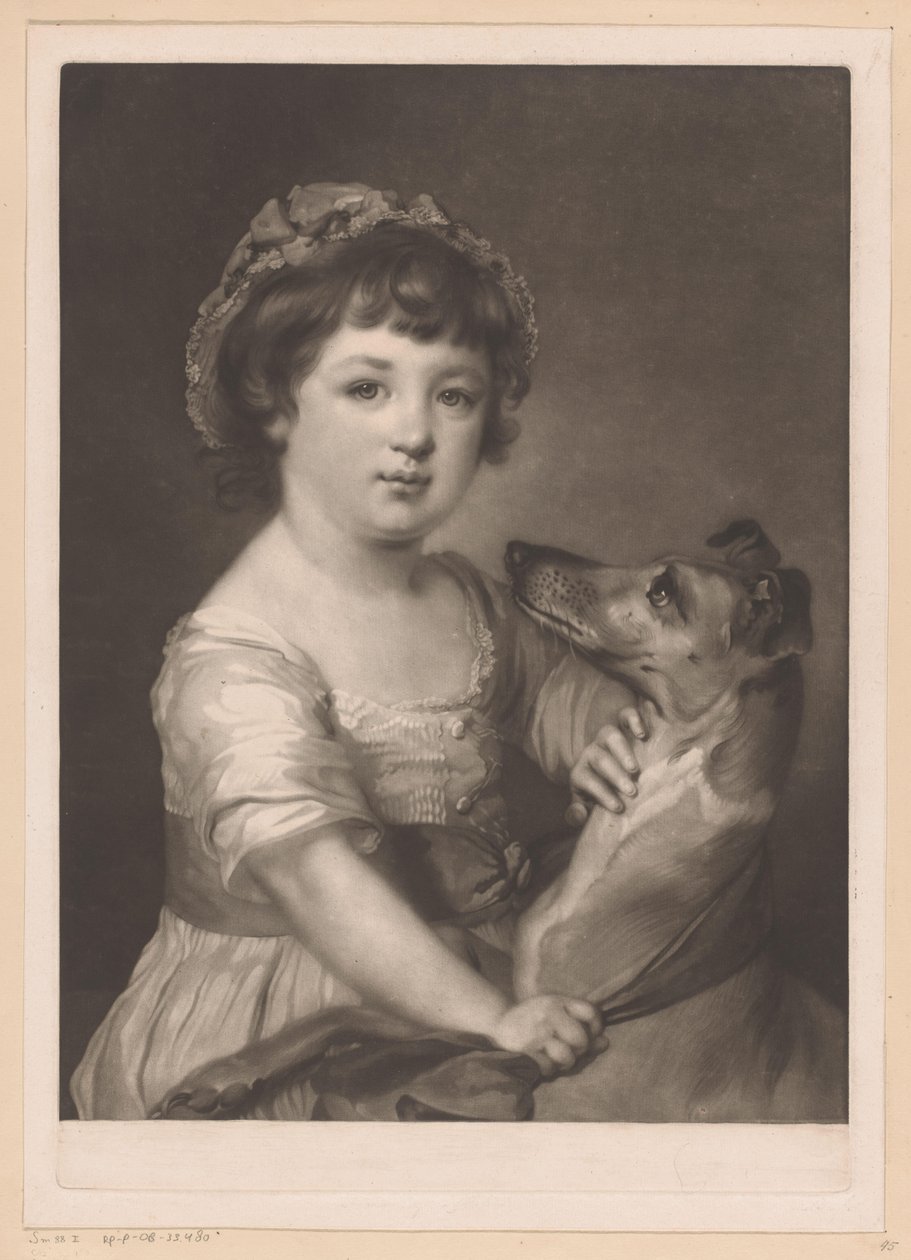 Portrett av Frances Lascelles av James Watson (prentmaker)