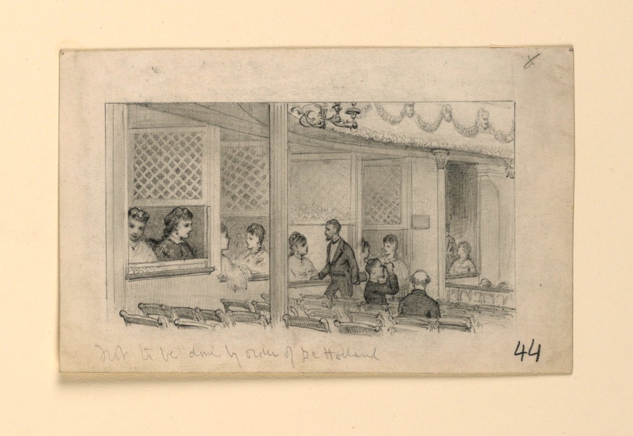Teater interiør av James Wells Champney