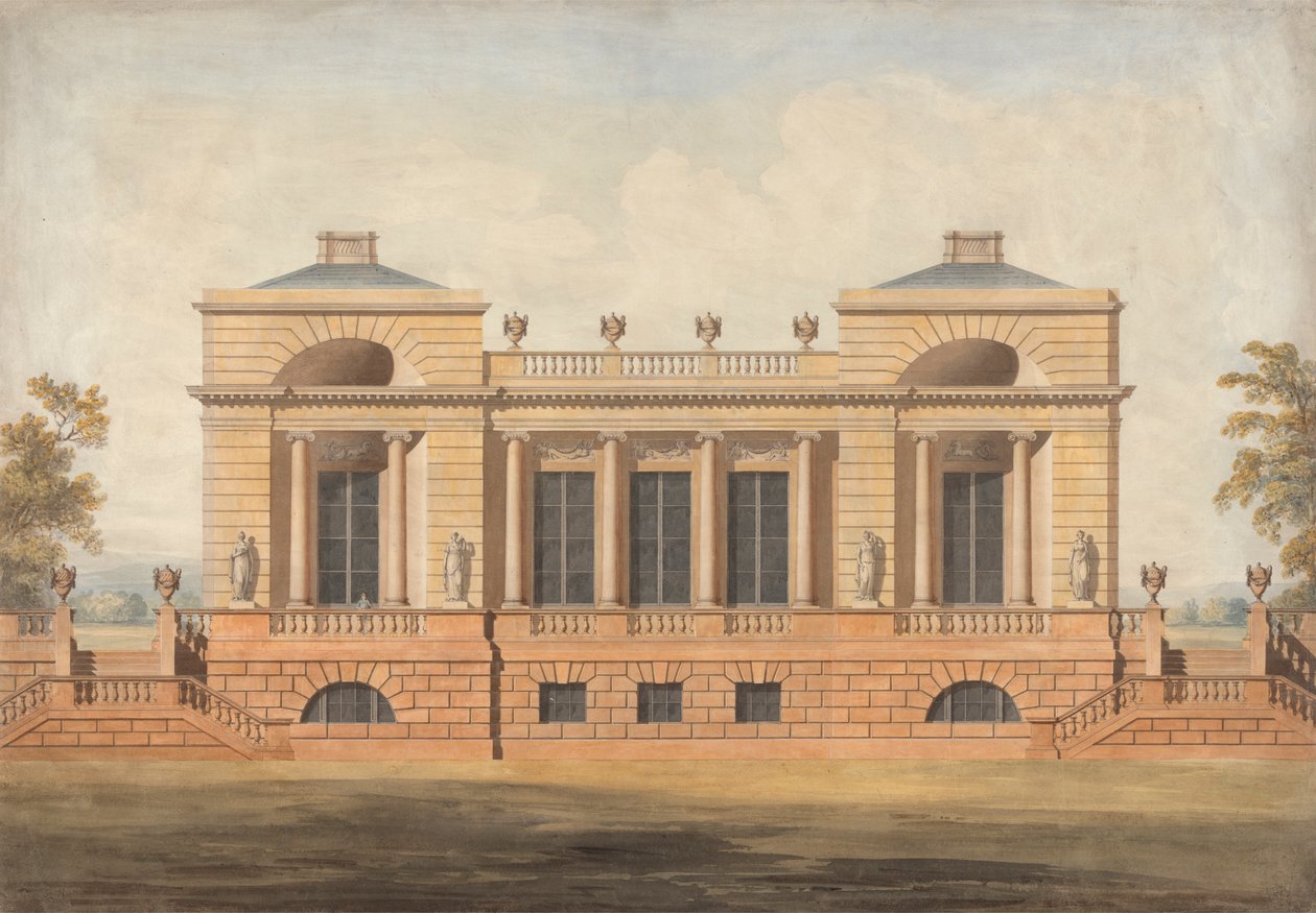 Design for et uidentifisert landsted av James Wyatt
