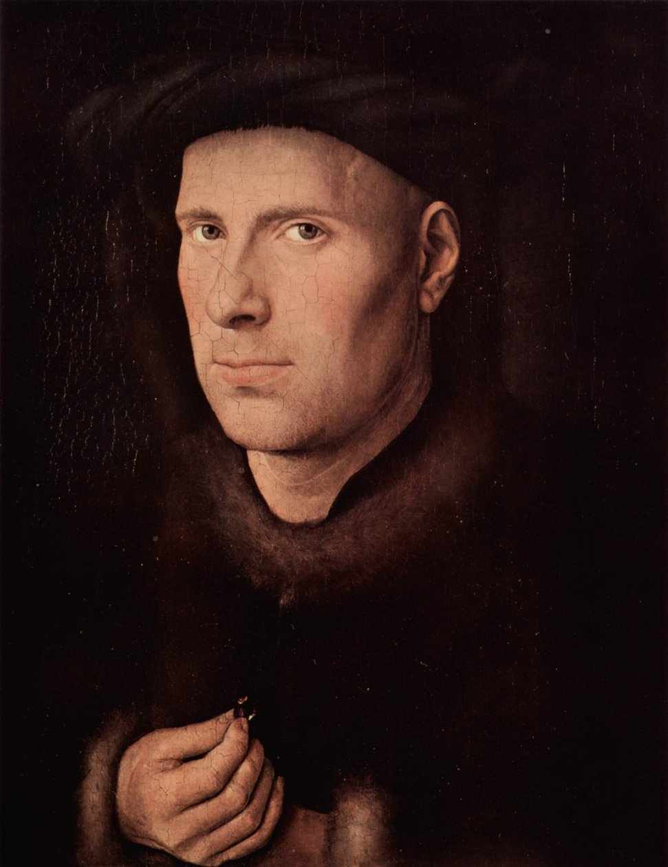 Portrett av Jan de Leeuw av Jan van Eyck