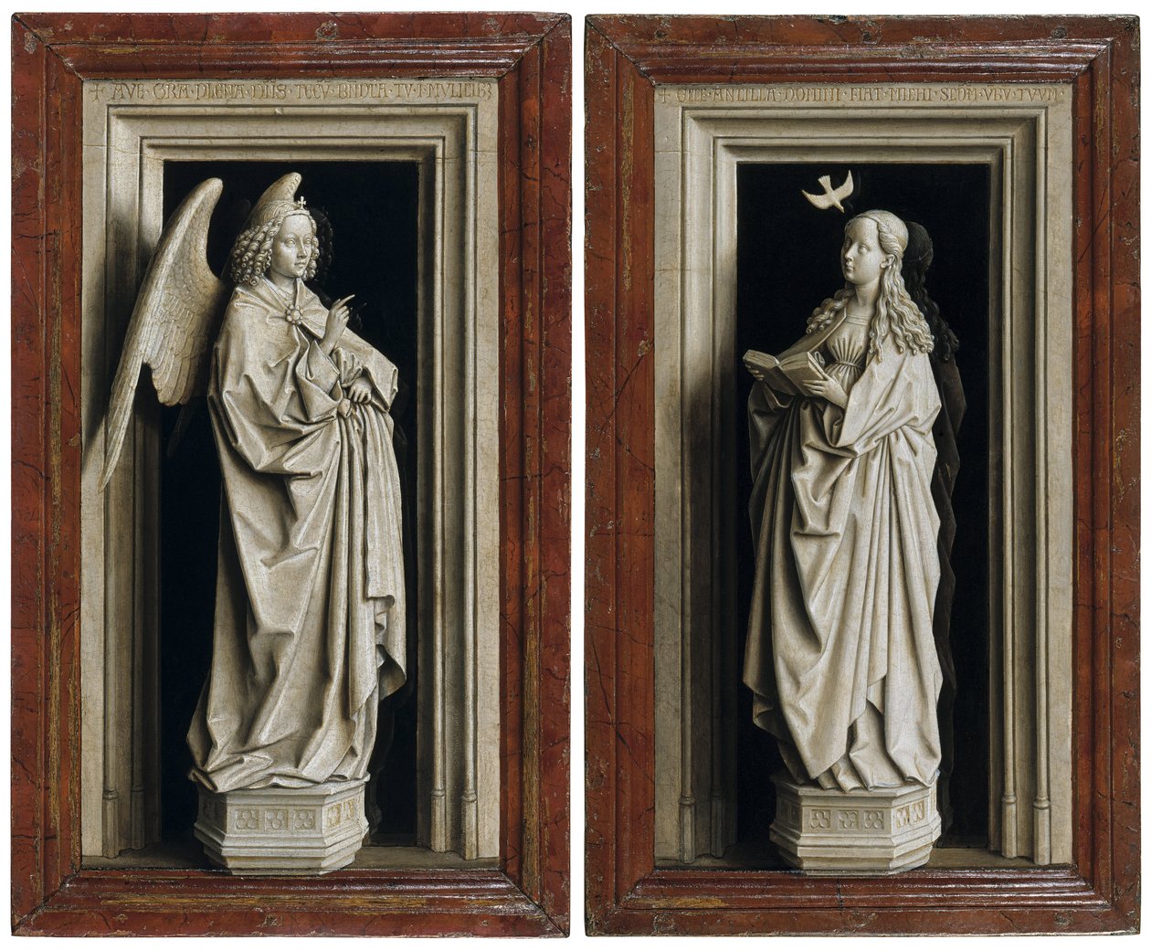 Diptych The Annunciation av Jan van Eyck