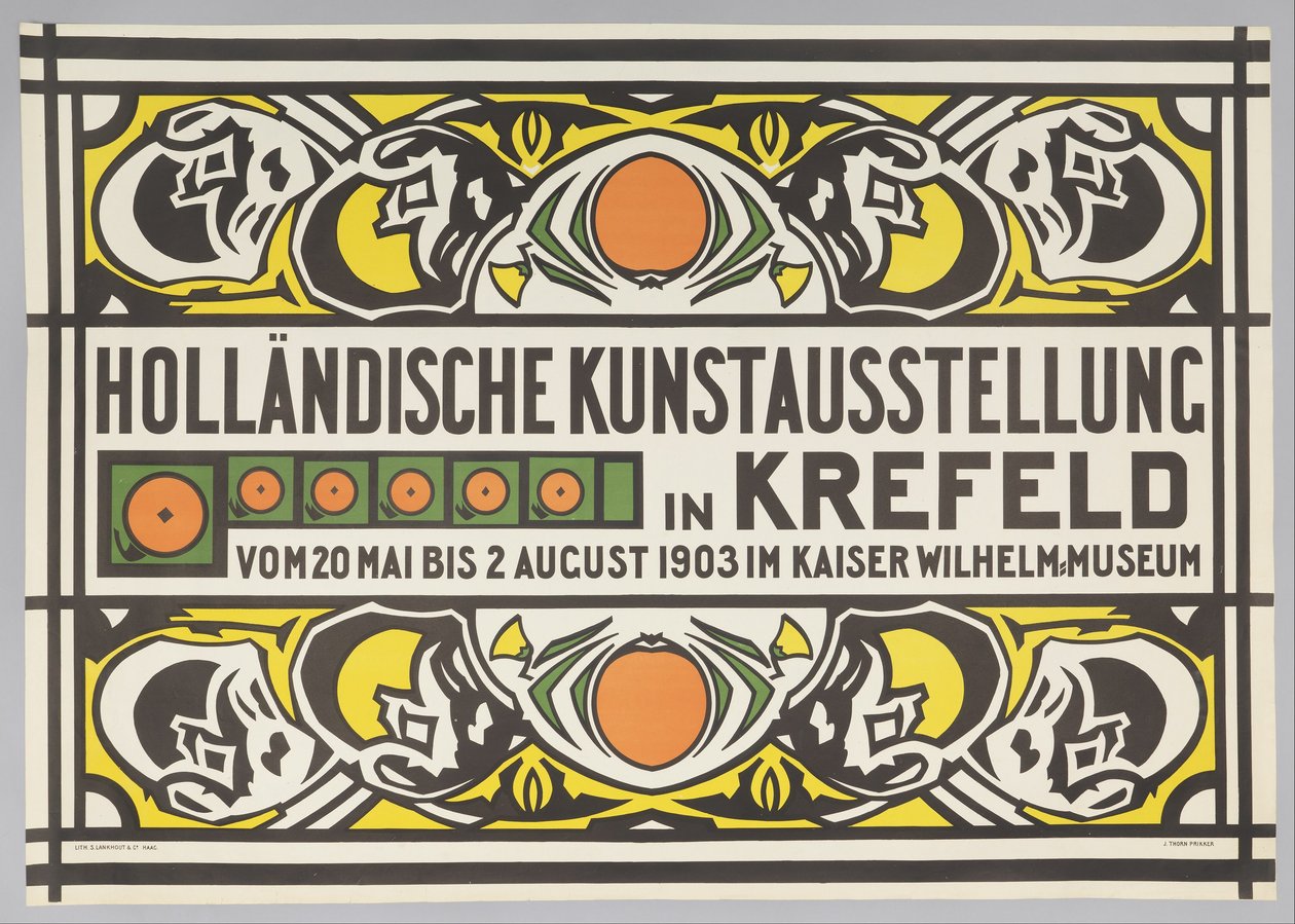 Nederlandsk kunstutstilling i Krefeld av Johan Thorn Prikker