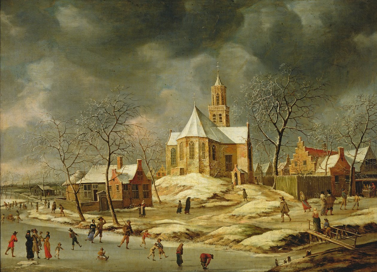 Landsbyen Midlum av Jan Abrahamsz. Beerstraten