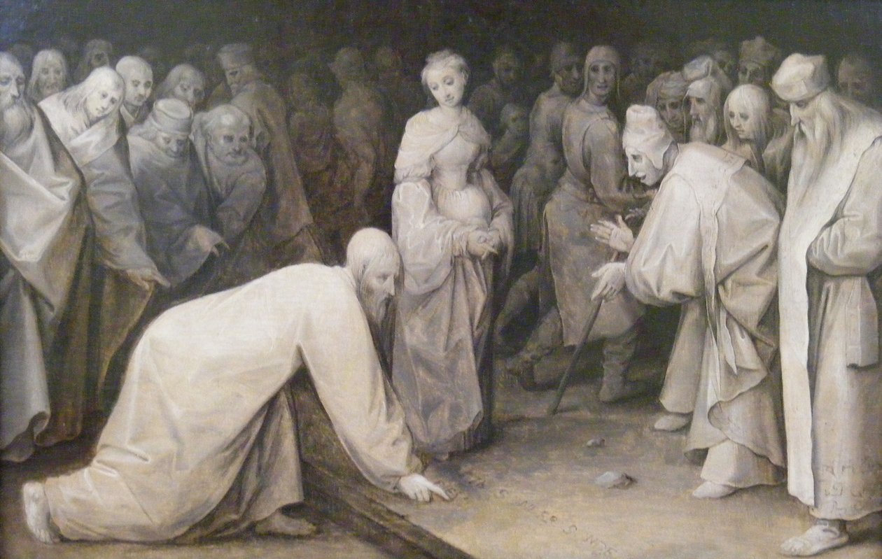 Kristus og ekteskapsbruddet av Jan the Elder Brueghel