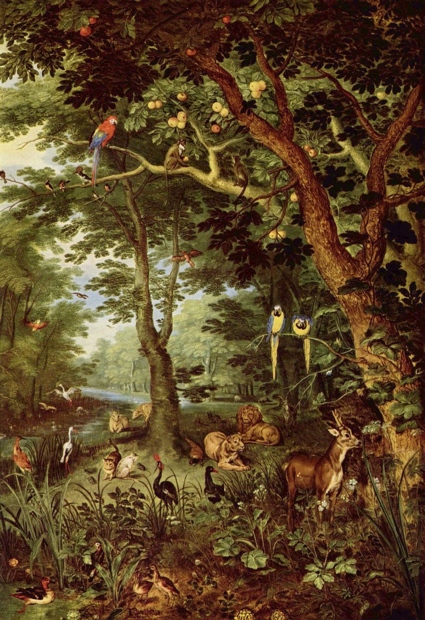 Paradiset av Jan the Elder Brueghel
