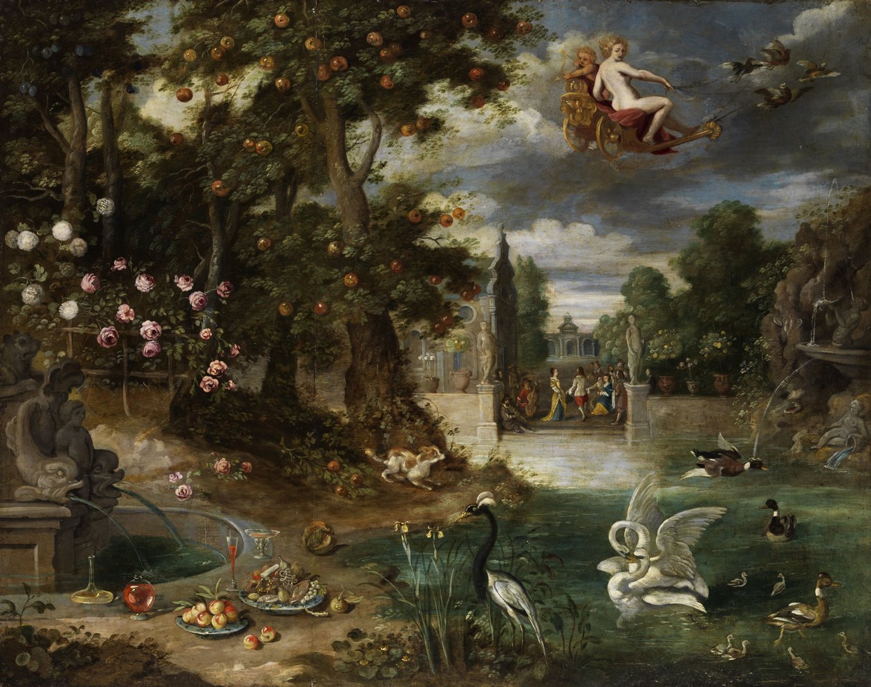 Kjærlighetens triumferende gaver av Jan Brueghel the Younger