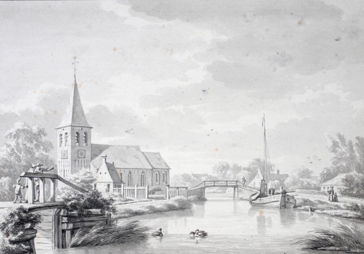 Utsikt over Zuidwolde av Jan Bulthuis