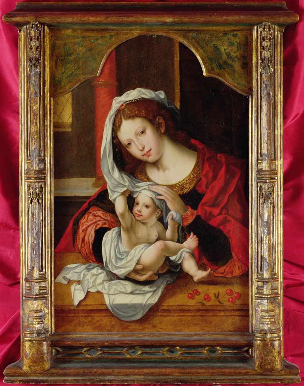 Madonna av kirsebærene av Jan Gossaert