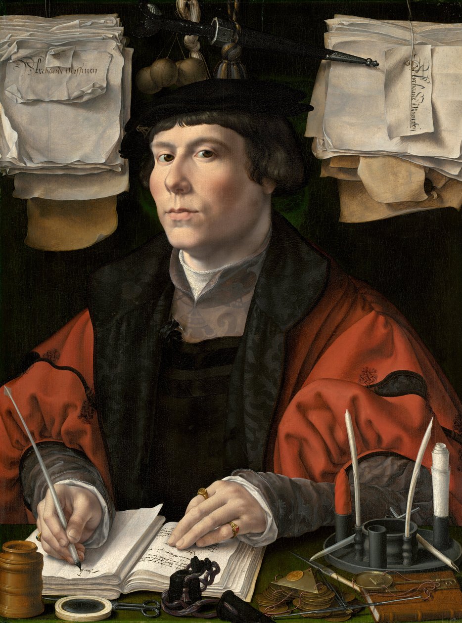 Portrett av en kjøpmann av Jan Gossaert