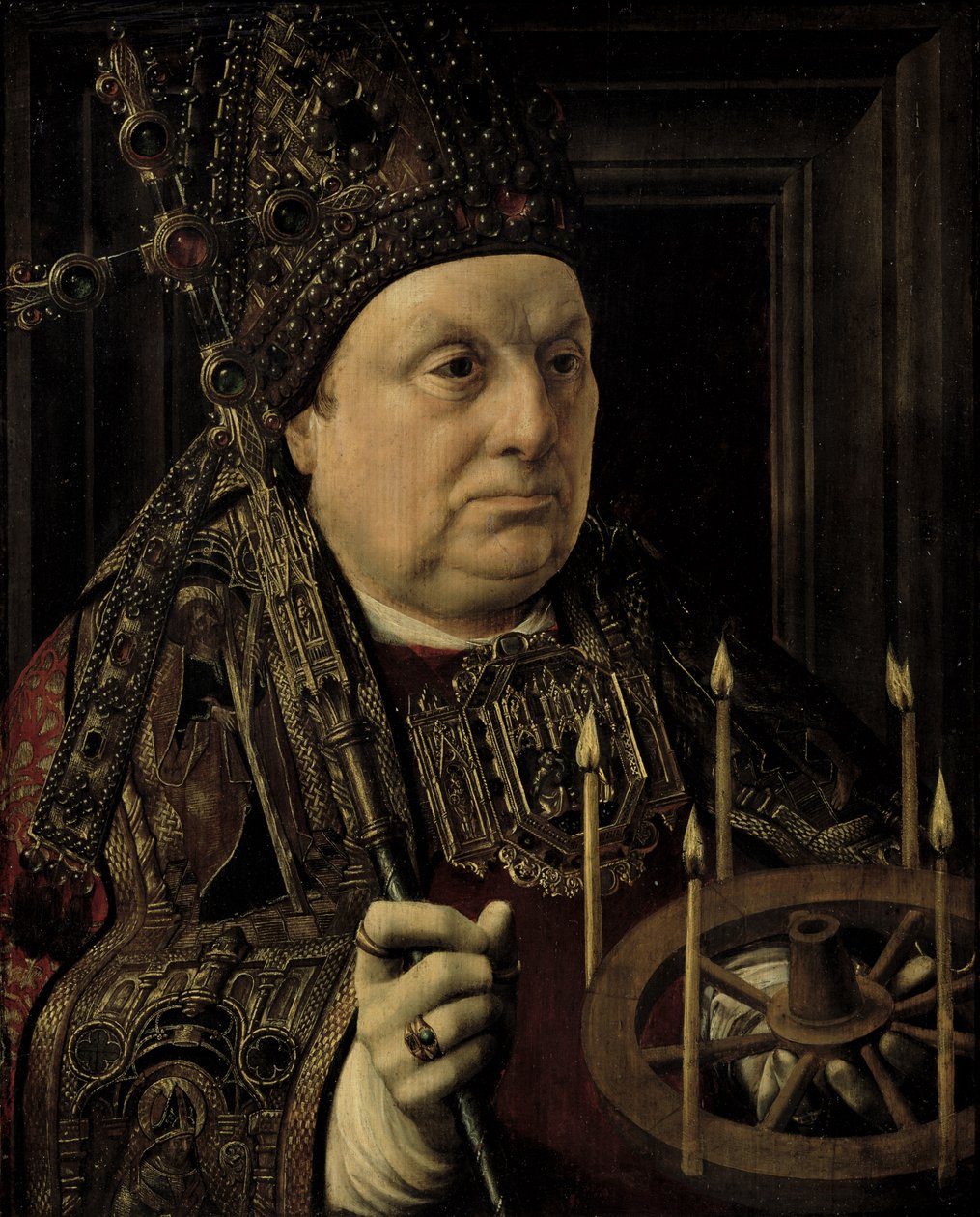 St. Donatian av Reims (d.390) av Jan Gossaert