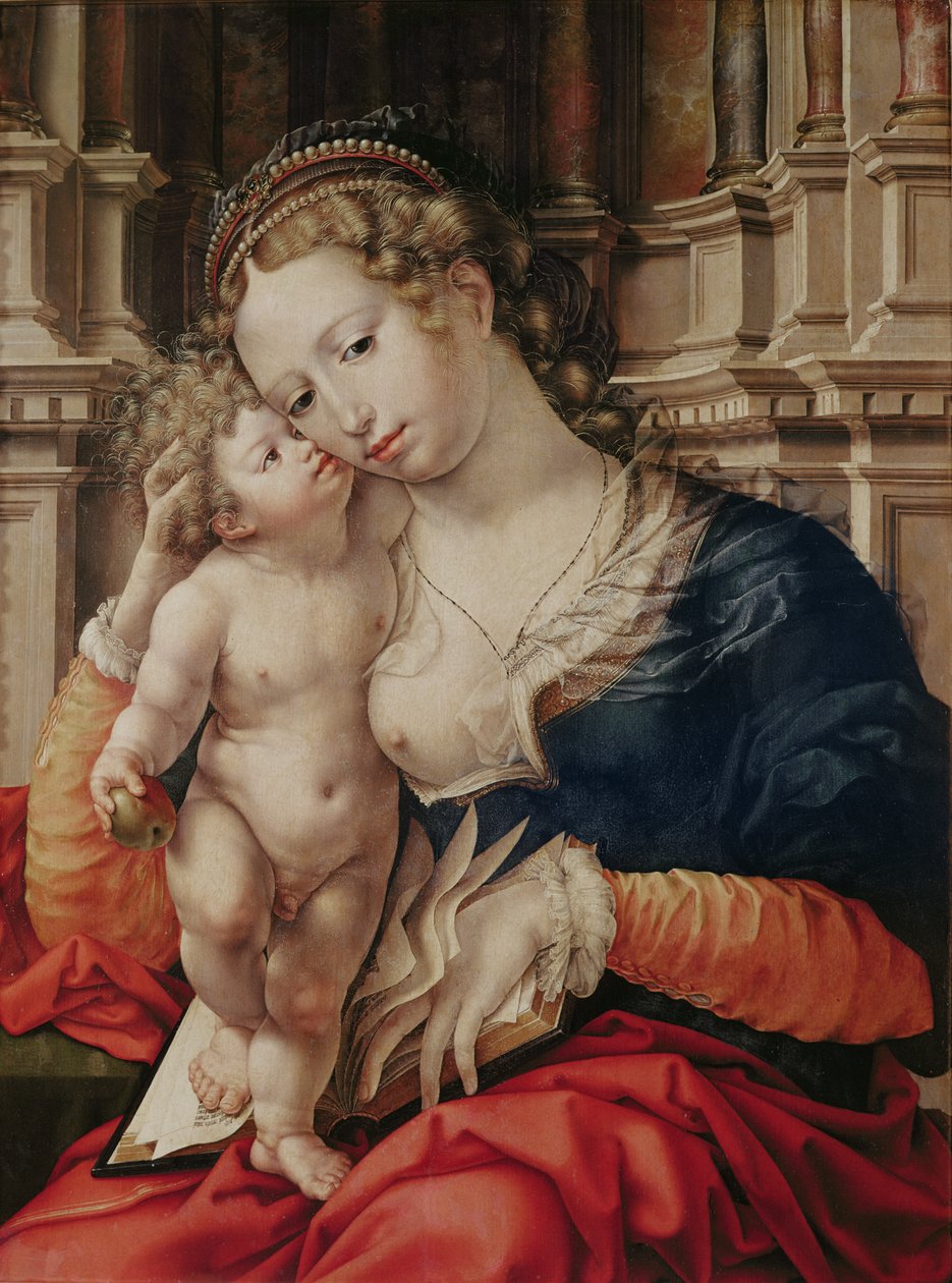 Jomfru og barn av Jan Gossaert