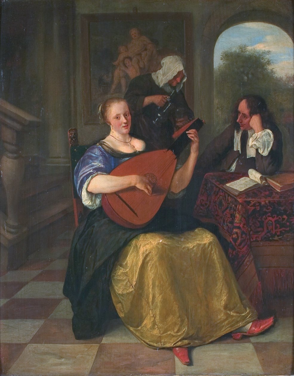 lutespilleren av Jan Havickszoon Steen