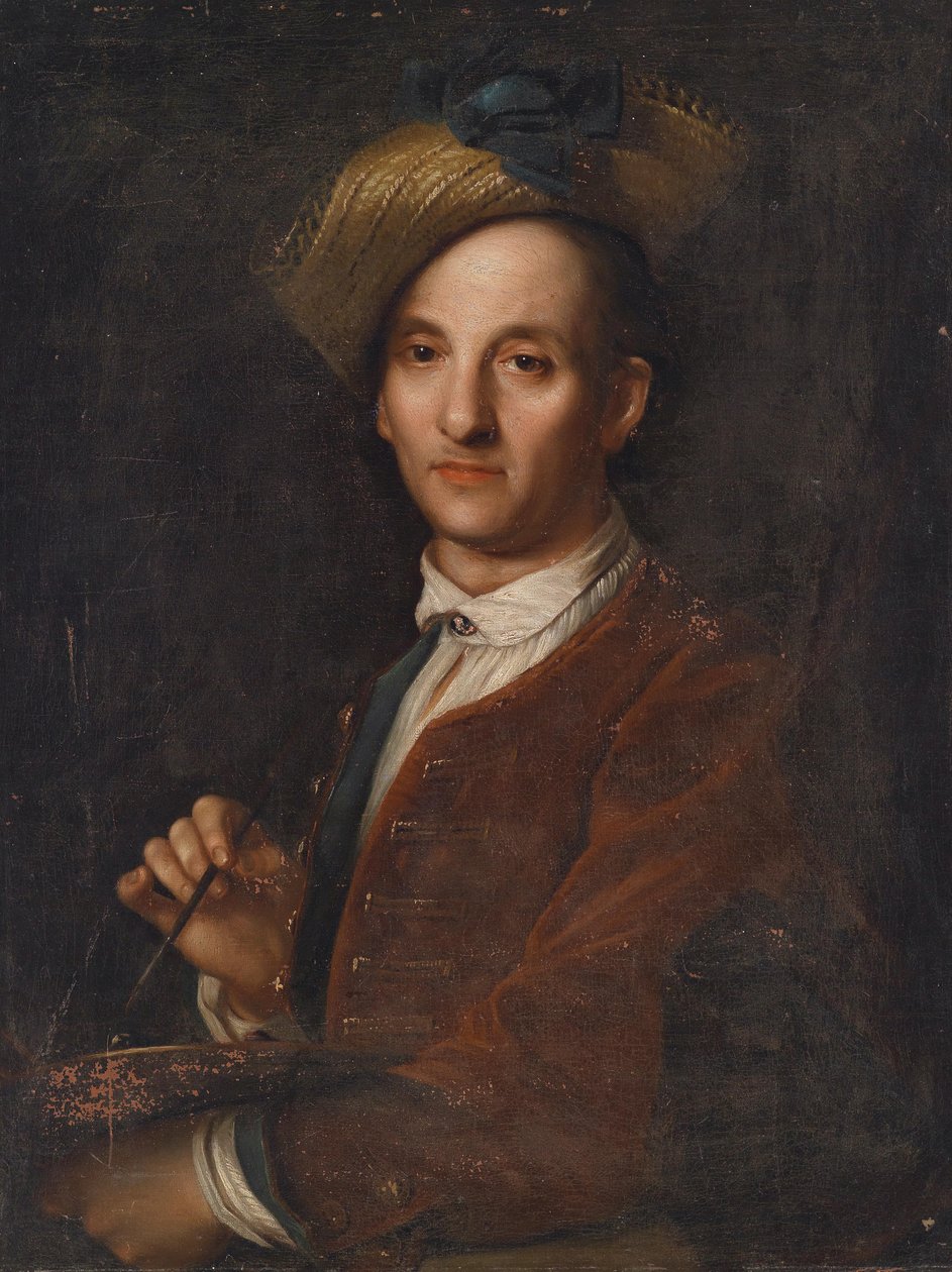 Portrett av David Hoyer (1667-1720), maler av Jan Kupecký