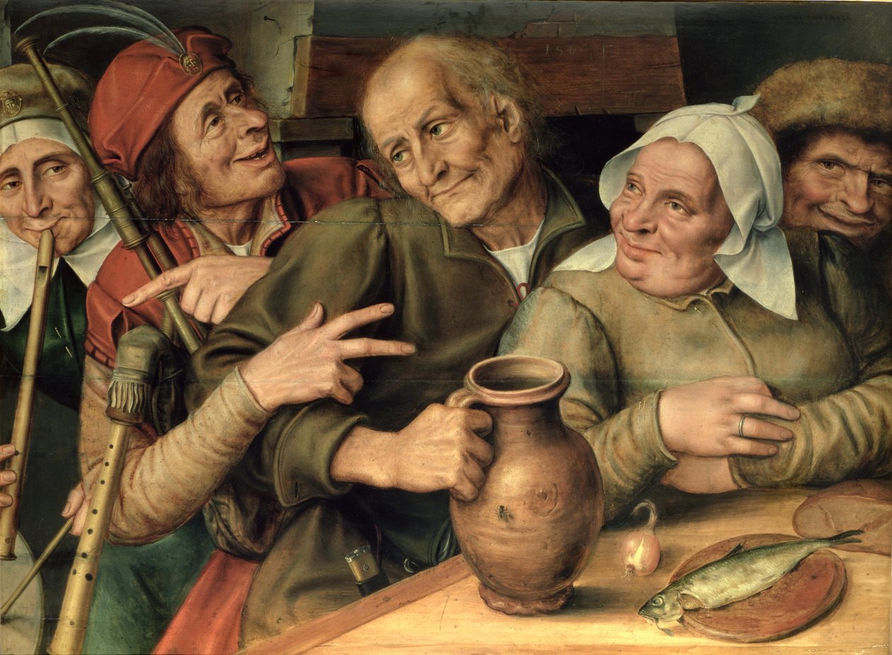 Jovial Company, 1564 (panel) av Jan Massys or Metsys