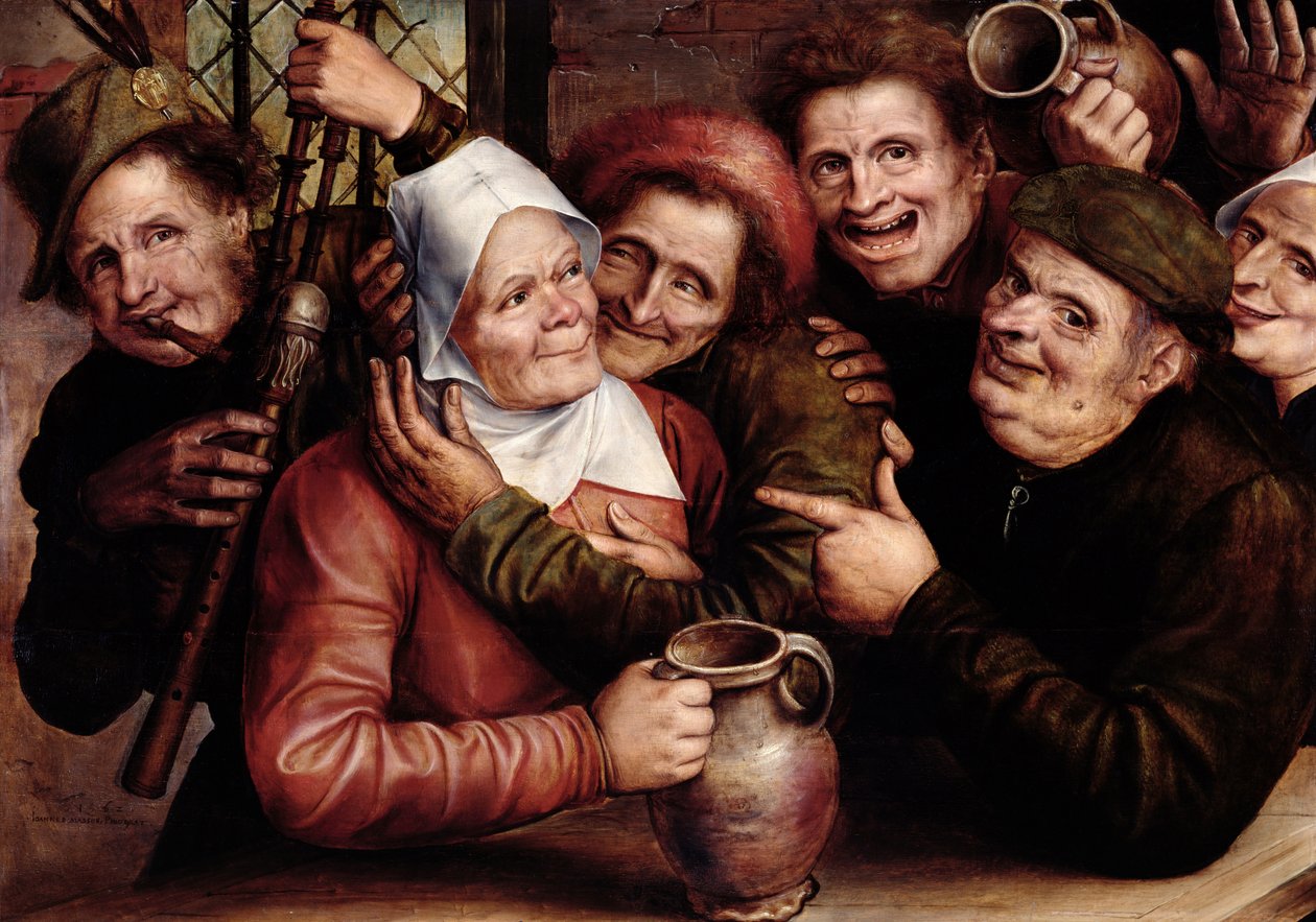 Merry Company, 1562 av Jan Massys or Metsys