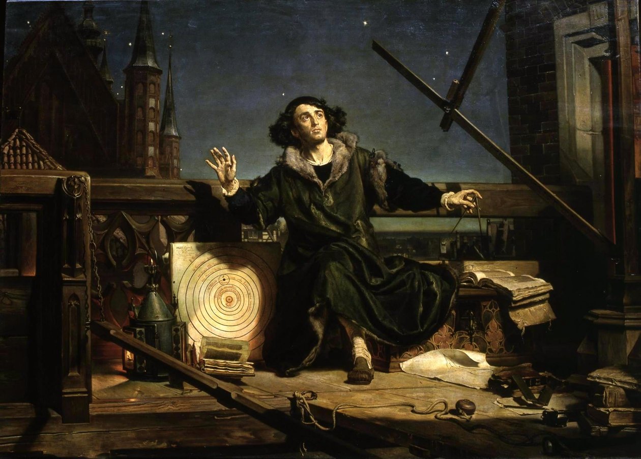 Copernicus Astronom, eller Samtale med Gud. av Jan Alojzy Matejko