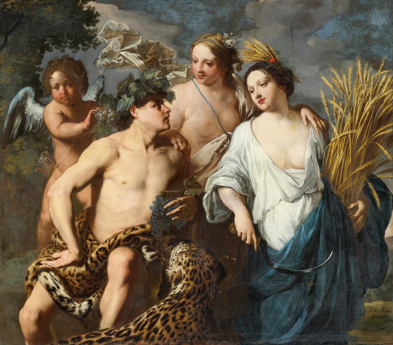 Ceres, Bacchus og Venus av Jan Miel