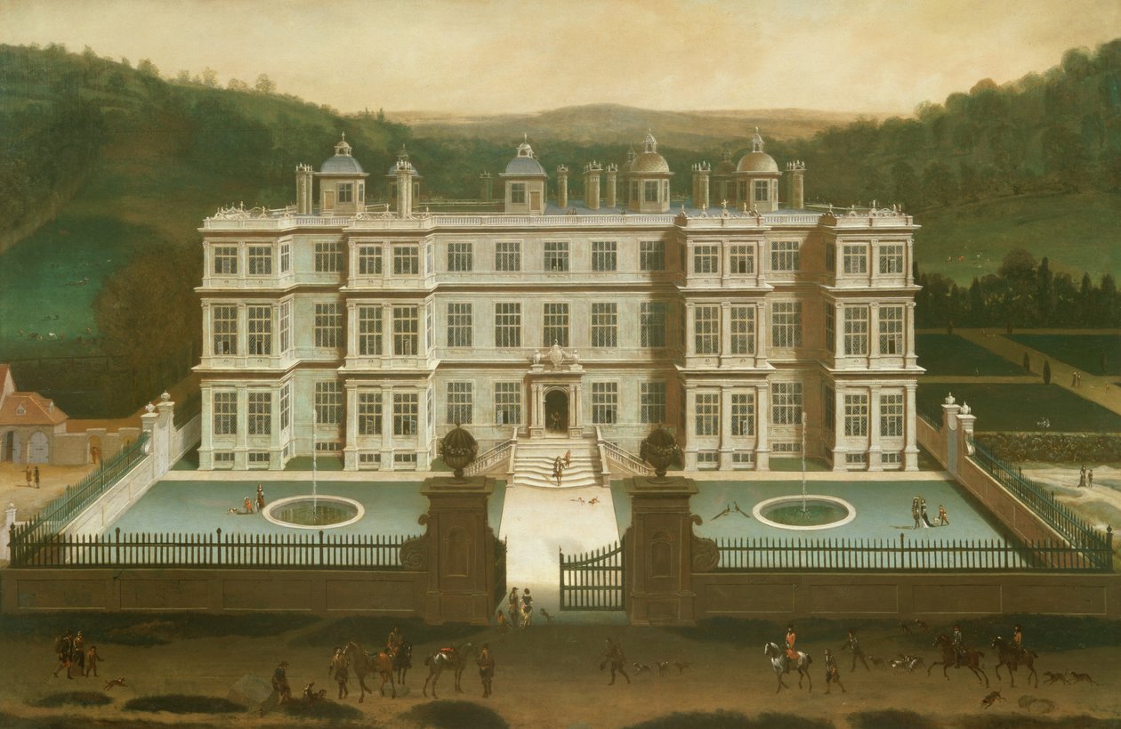 En utsikt over Longleat av Jan Siberechts