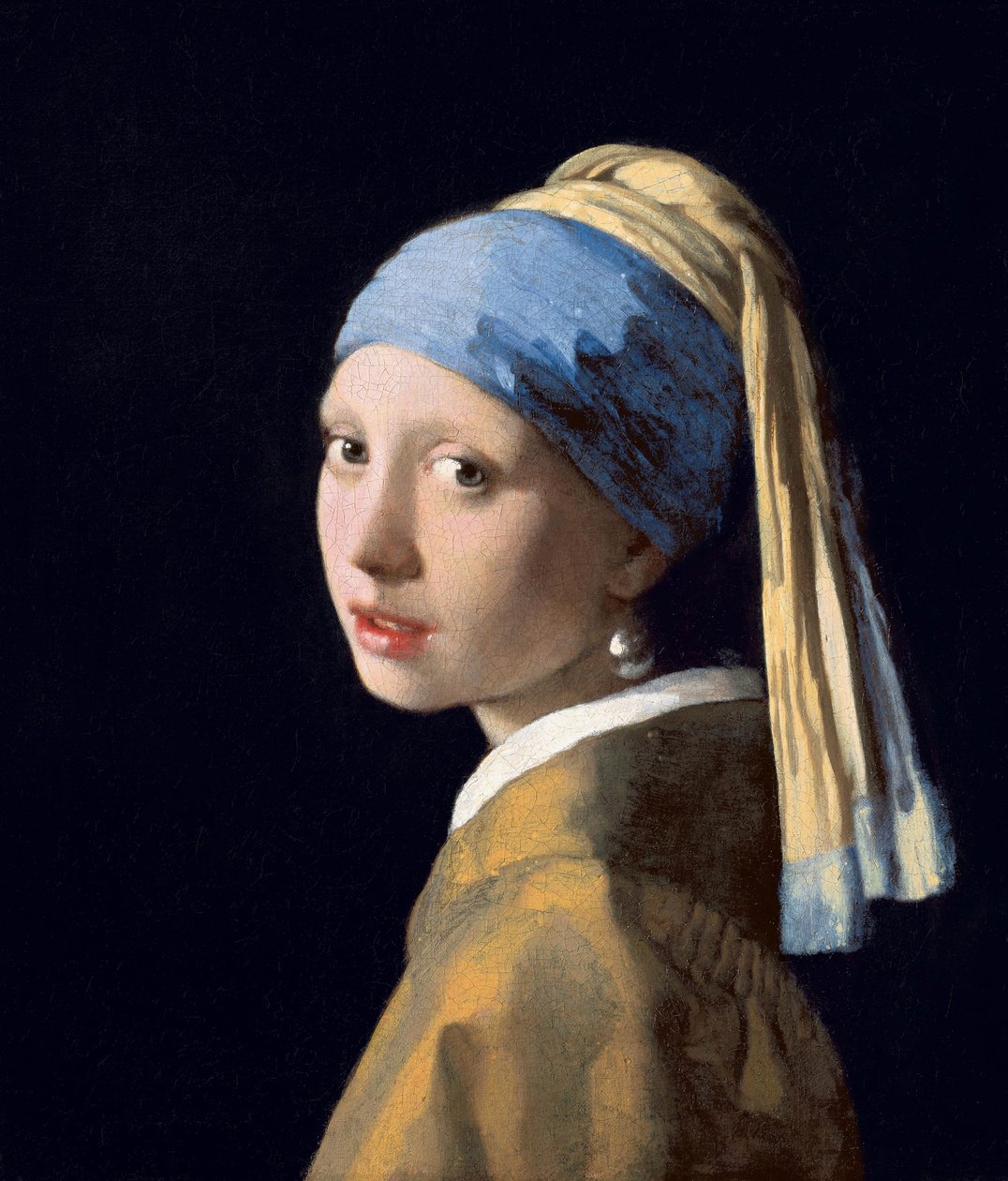 Jente med en perleørering av Jan Vermeer van Delft