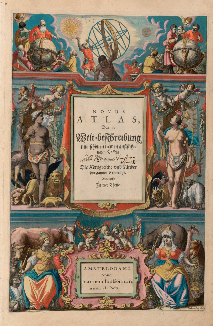 Novus atlas av Jan og Jodocus Hondius Janssonius