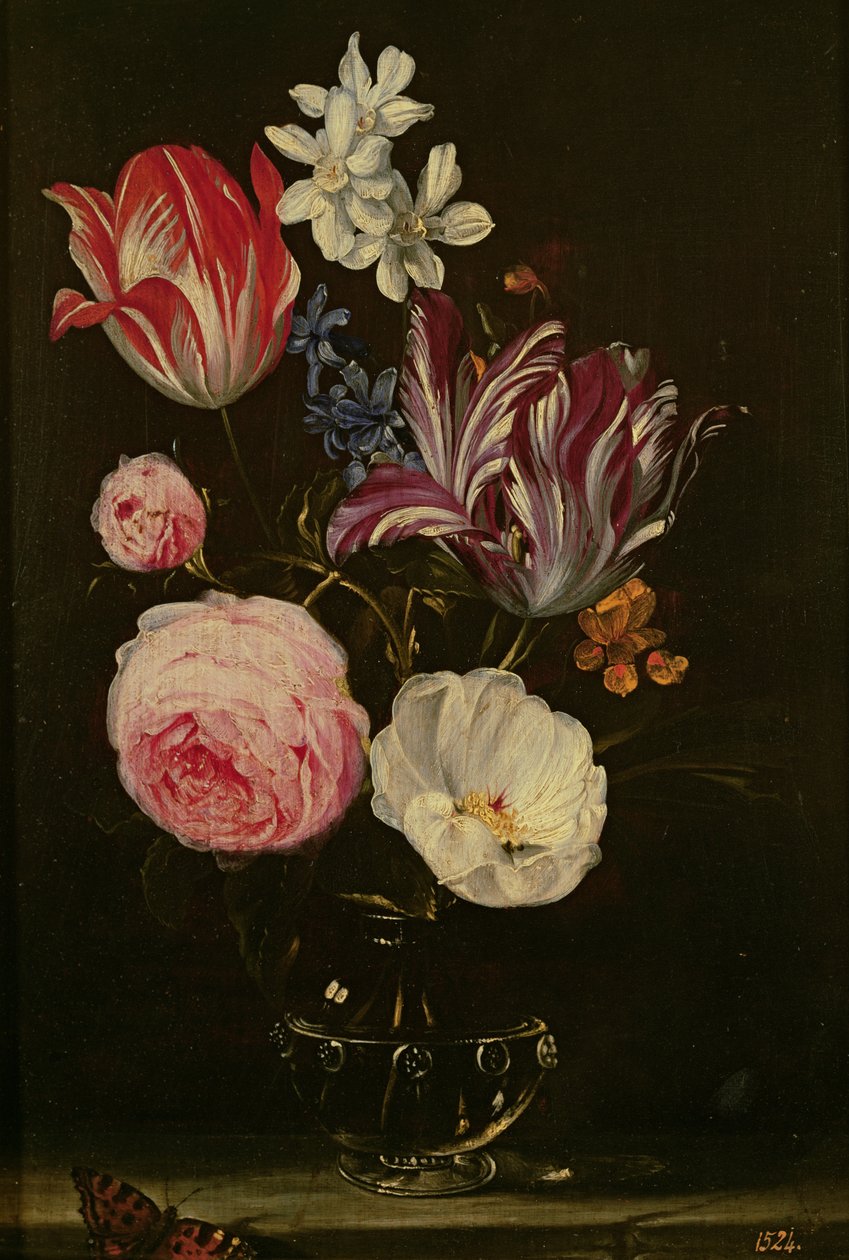Stilleben av blomster av Jan the Elder Brueghel