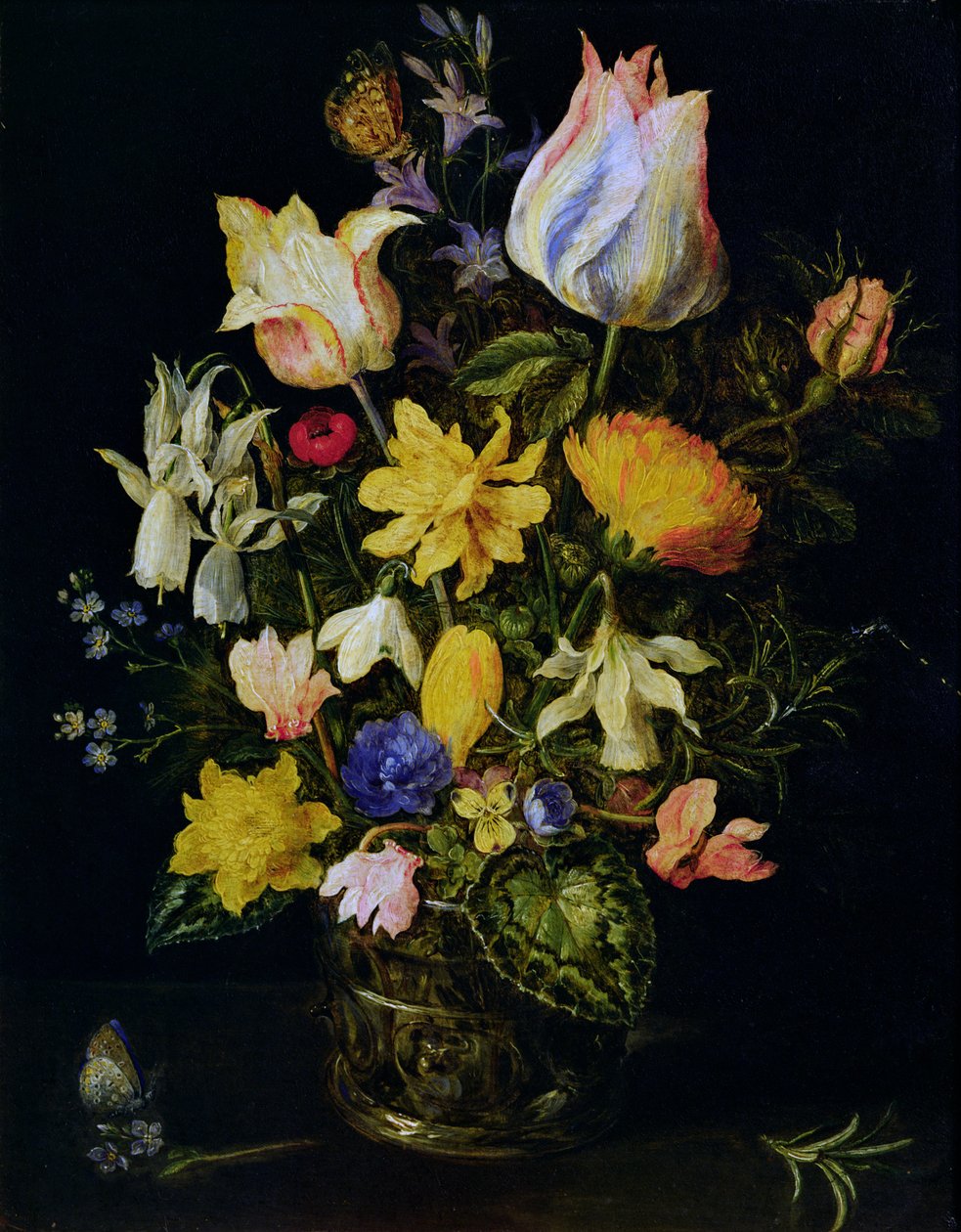 Vase med blomster av Jan the Elder Brueghel
