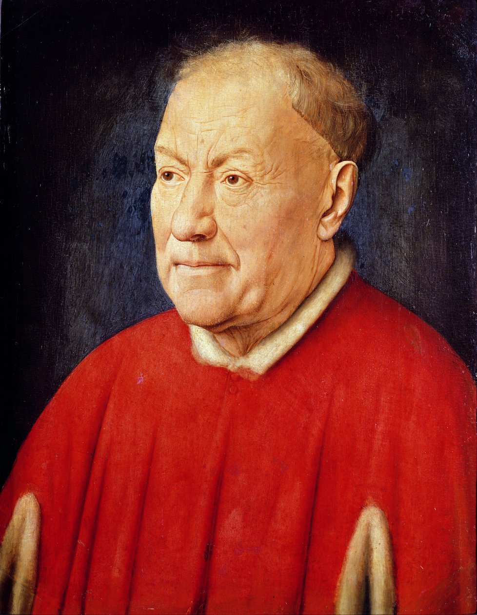 Portrett av kardinal Albergati av Jan van Eyck