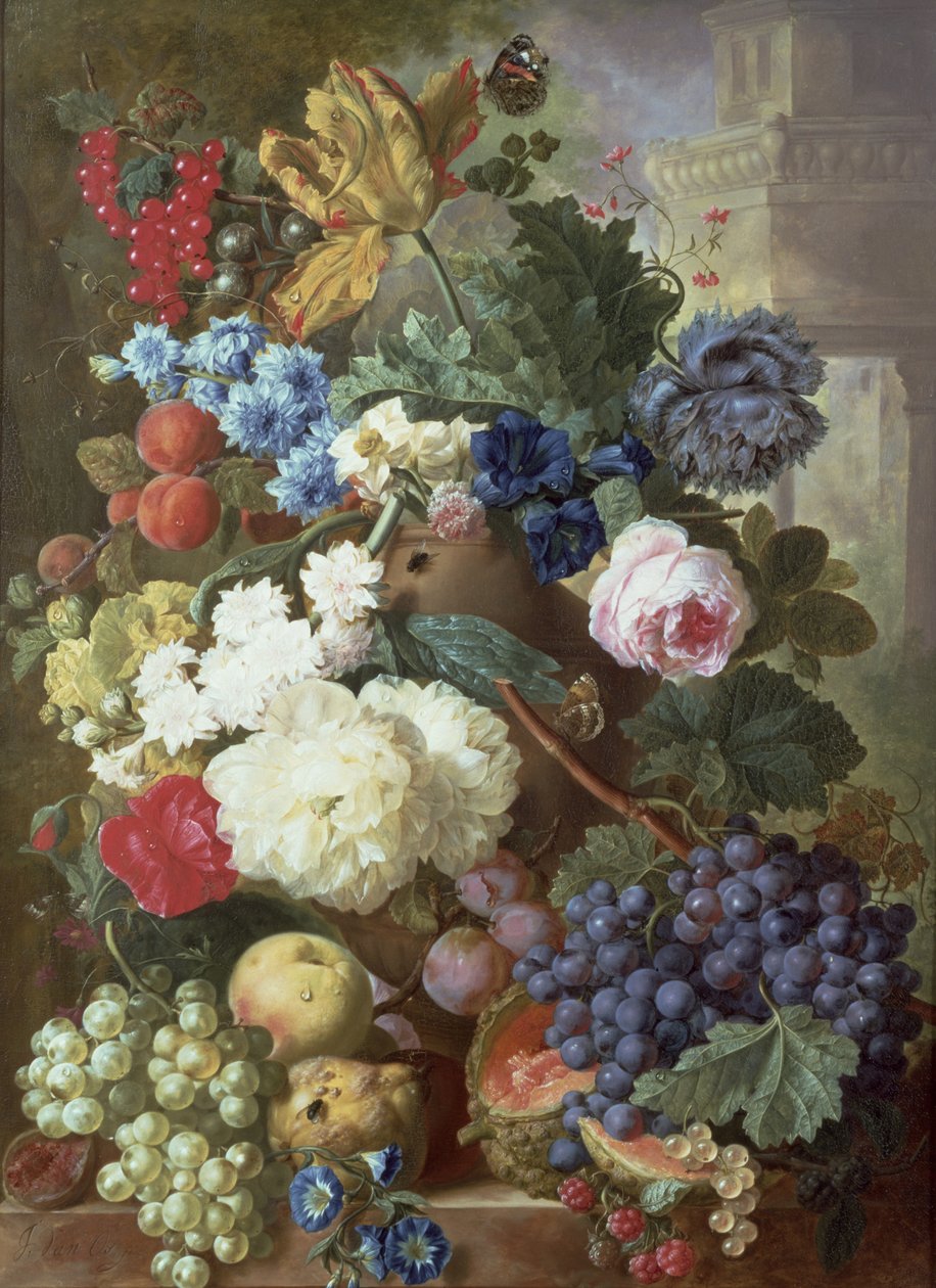 Blomster og frukt av Jan van Os
