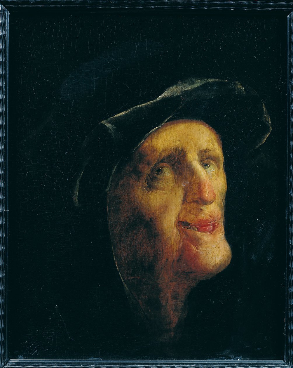 En kvinne som ler av Jan van de Venne