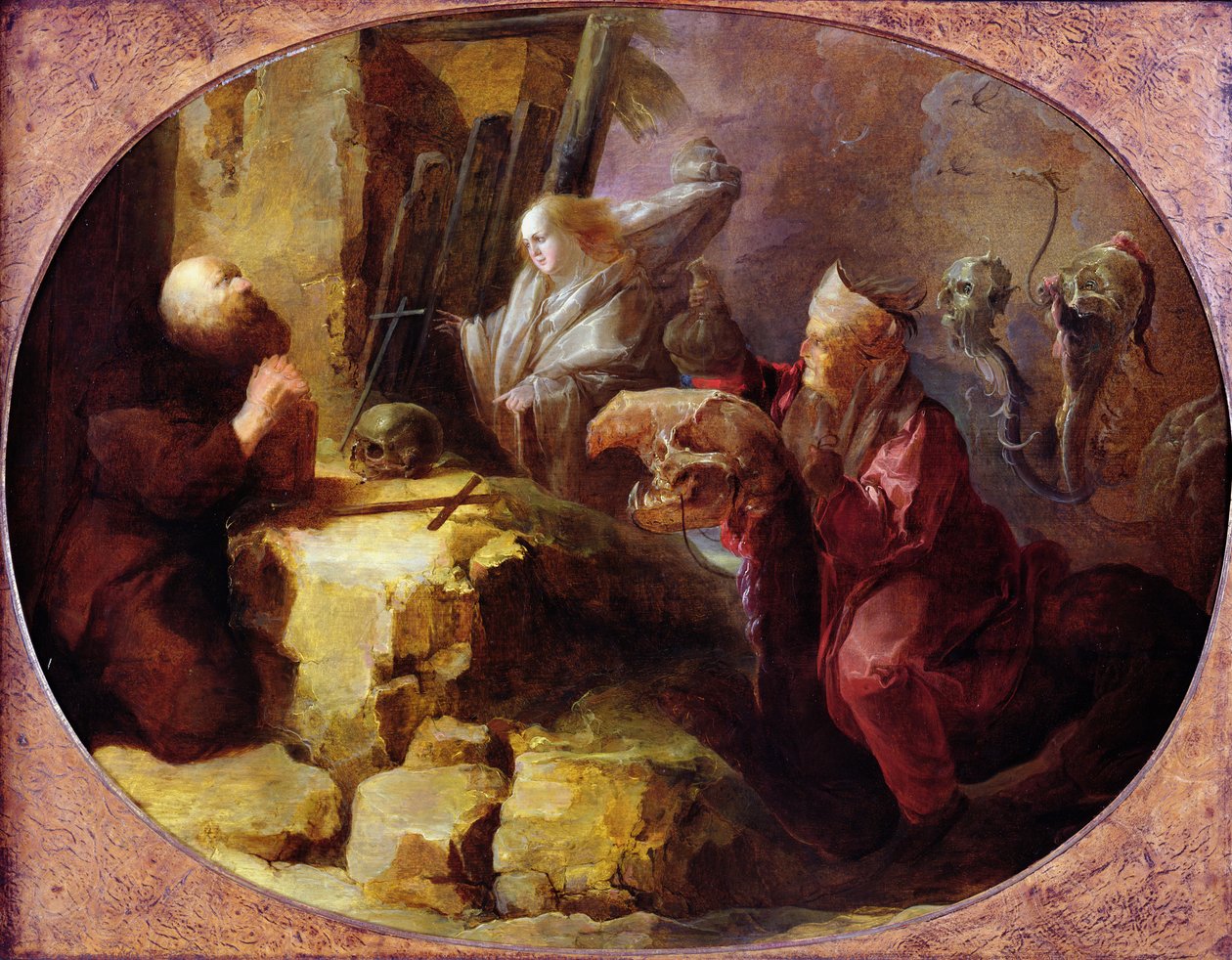 The Temptation of St. Anthony, 1631 (olje på tre) av Jan van de Venne