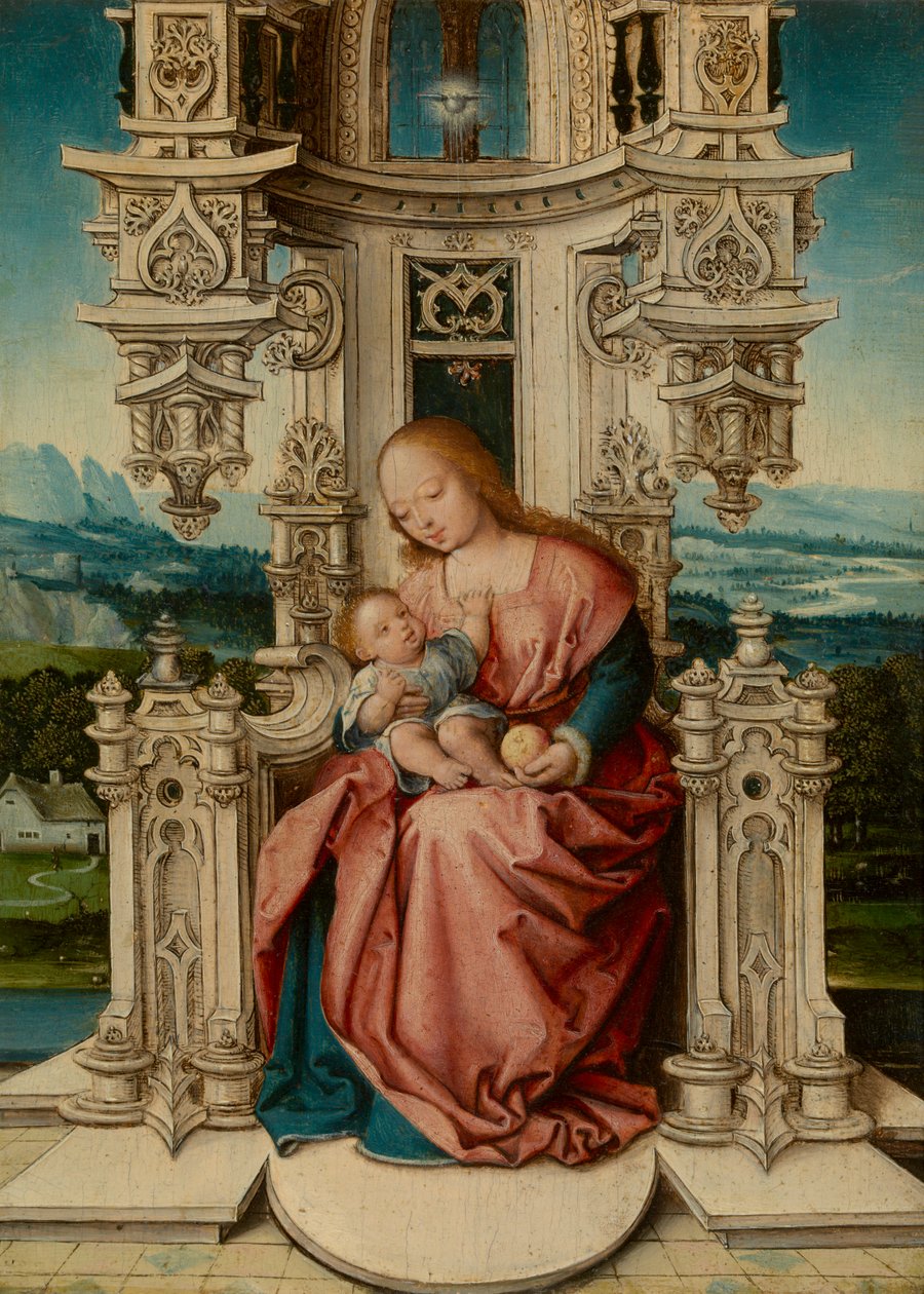 Madonna (olje på panel) av Jan (c.1472 c.1533) Gossaert