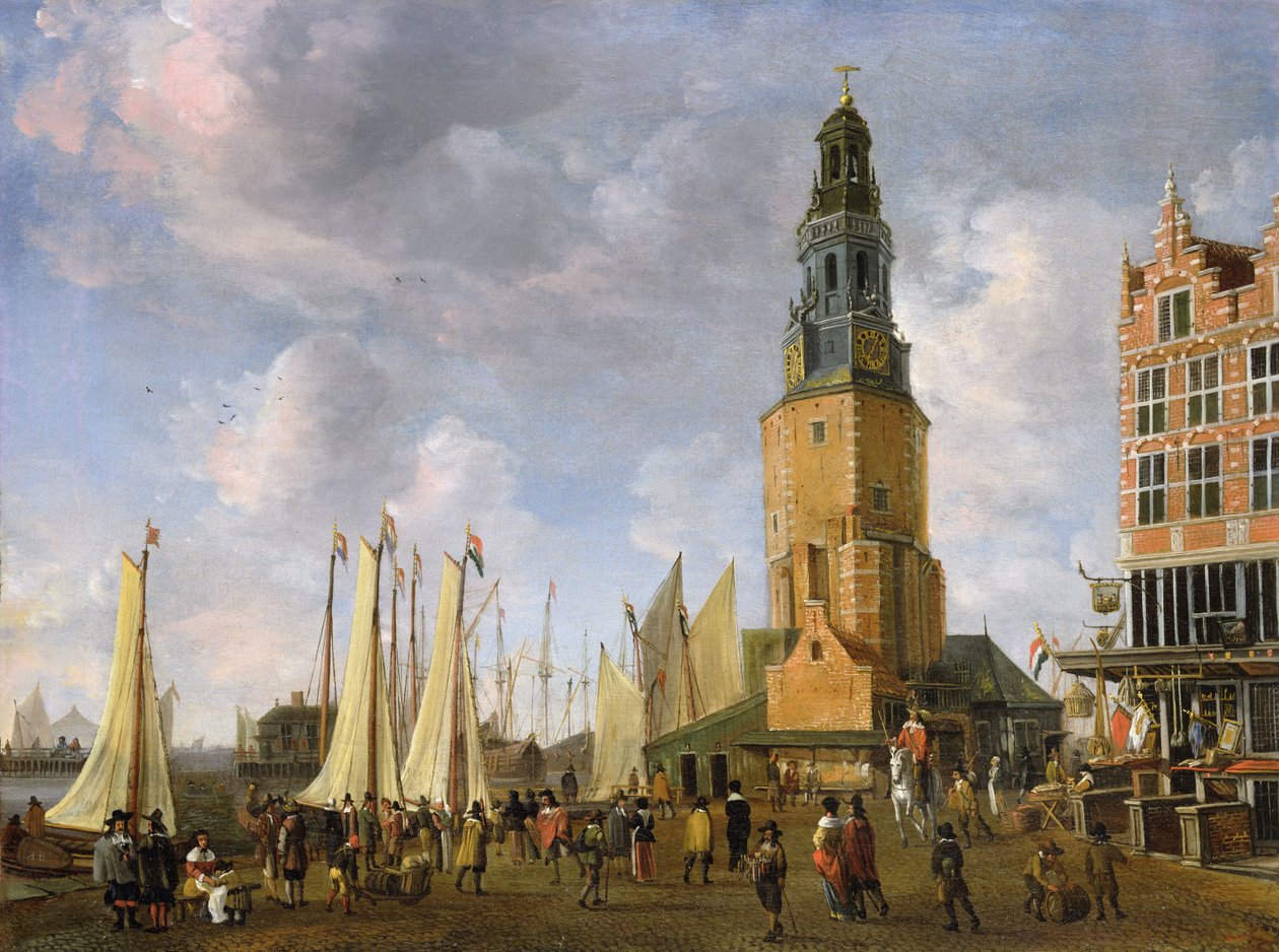 Sildepakkeriet, Amsterdam av Jan Abrahamsz. Beerstraten