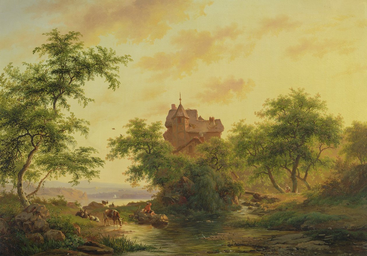 Landskap av Jan Adam Janszoon Kruseman
