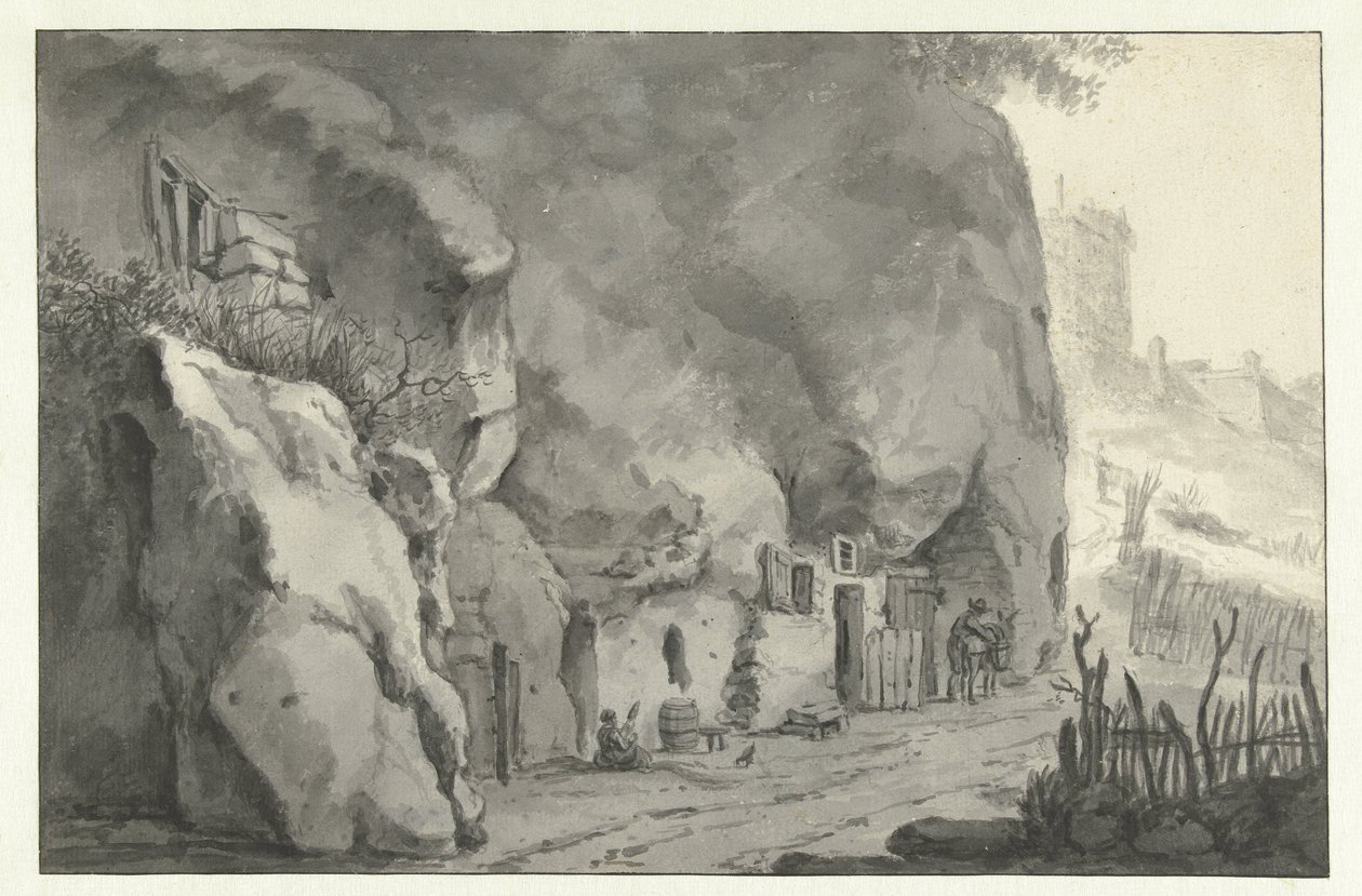 Rockehus på Loire av Jan Asselijn (attributed to)