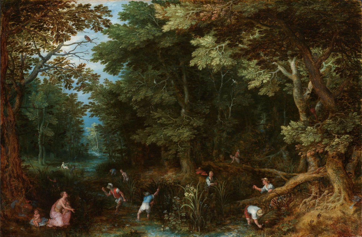 Latona og de lykiske bøndene av Jan Brueghel (I)