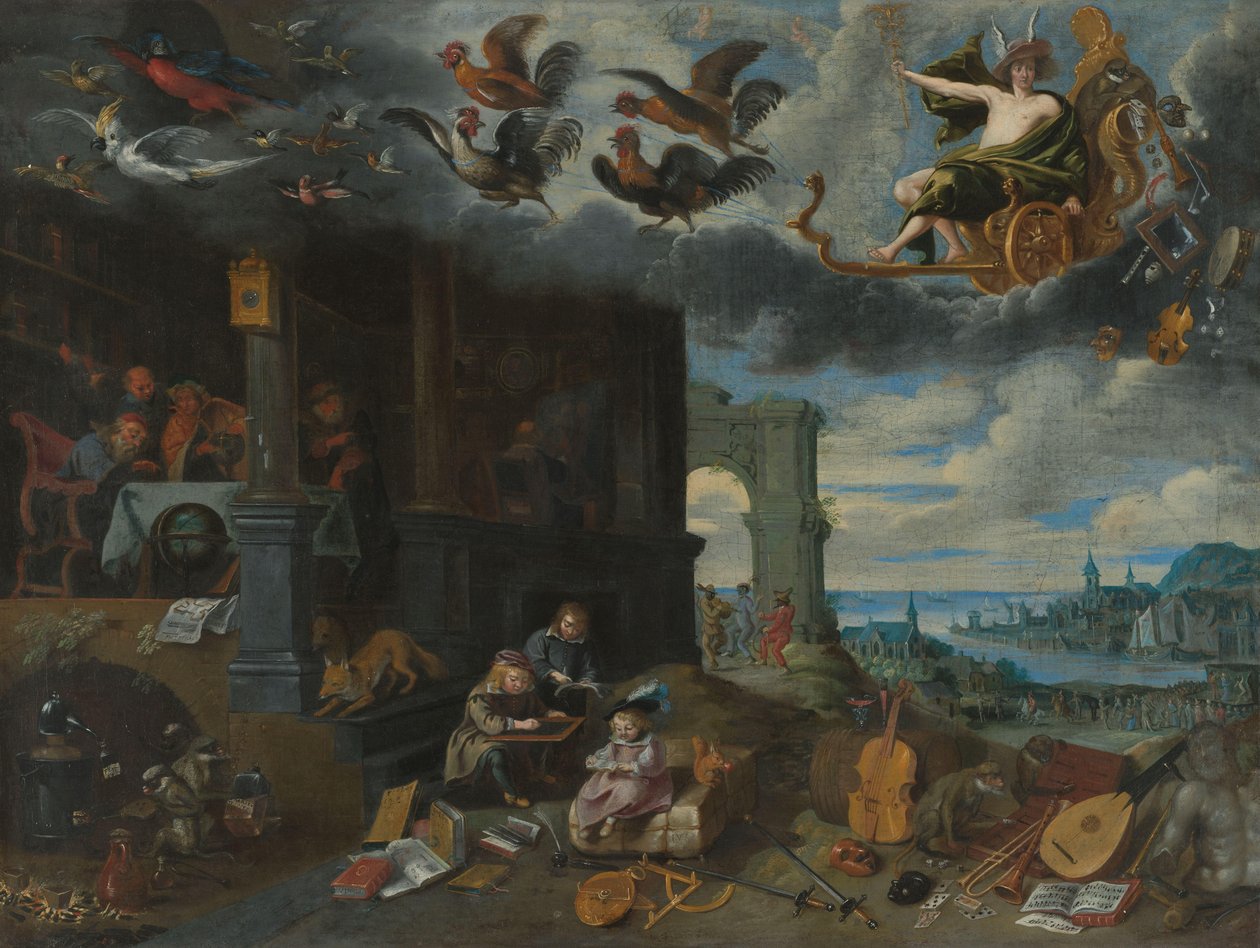 Barna til planeten Merkur av Jan Brueghel (II)