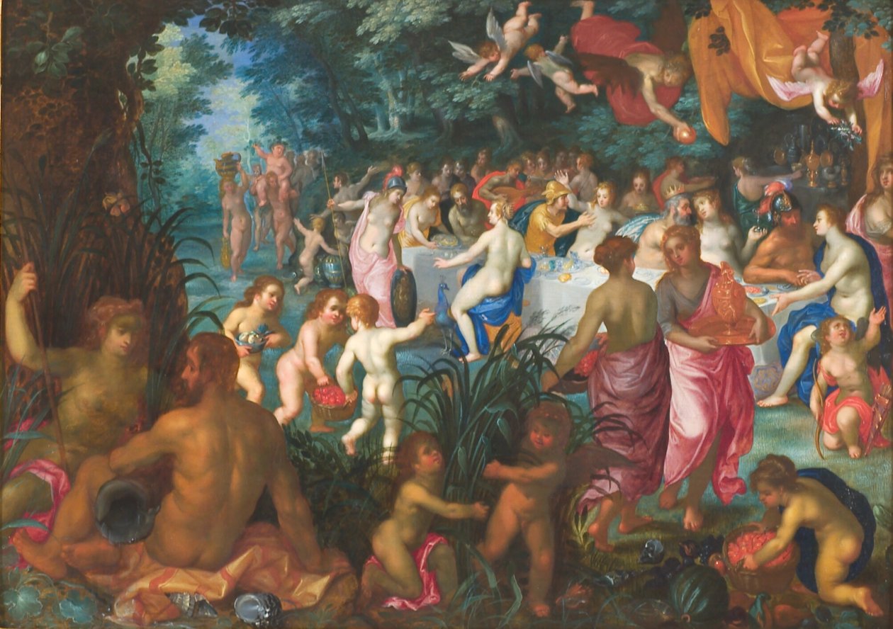 Ekteskapet til Peleus og Thetis av Jan Brueghel d.Æ.