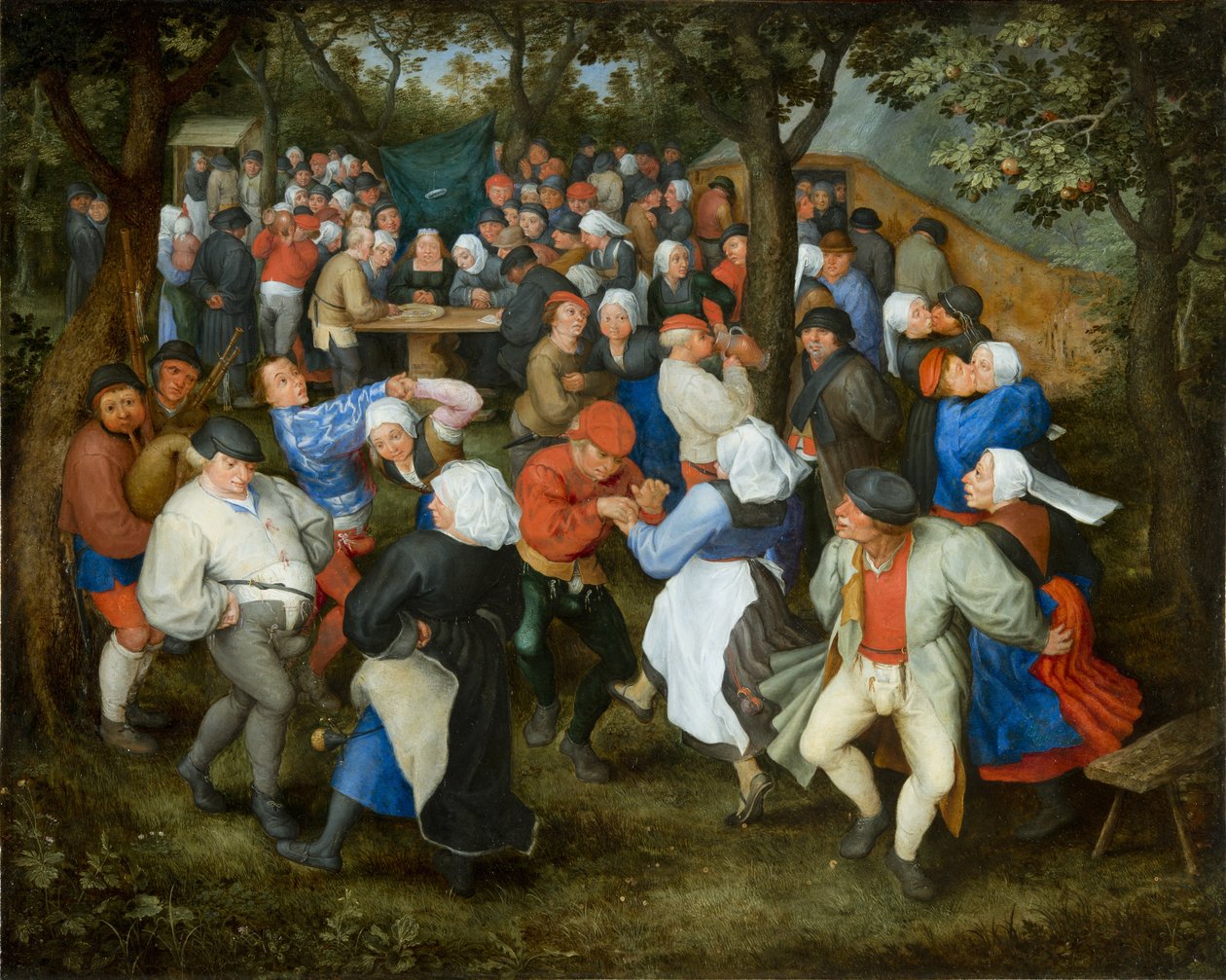 Bryllupsdans, ca. 1600. av Jan Brueghel the Elder