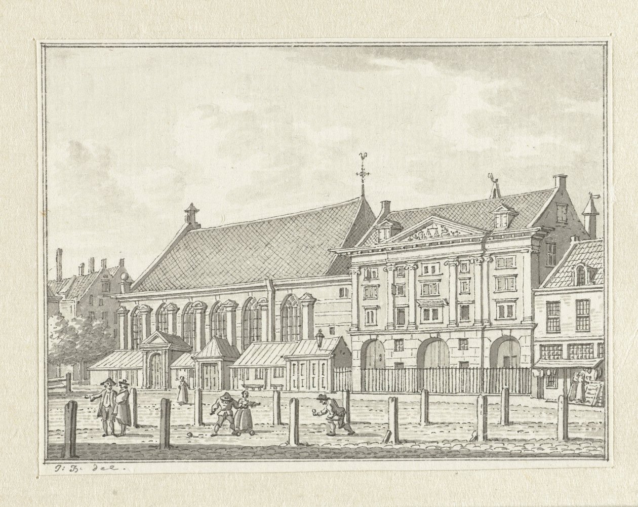 Prinsekerk og Boterhal i Rotterdam av Jan Bulthuis