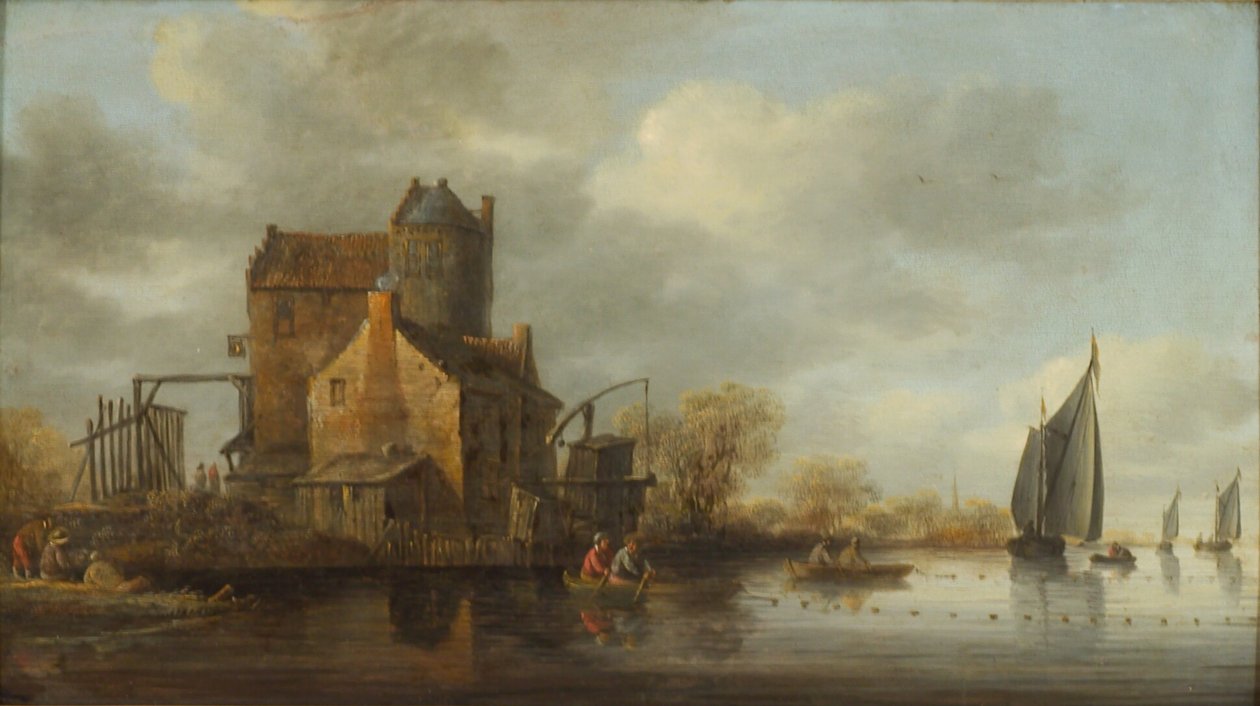 Dutch River View av Jan Coelenbier