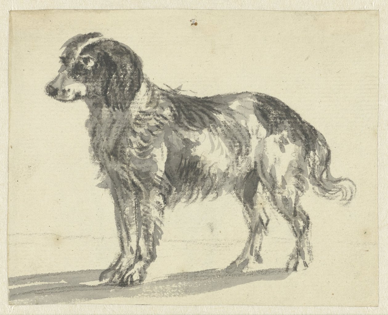 stående hund av Jan Dasveldt