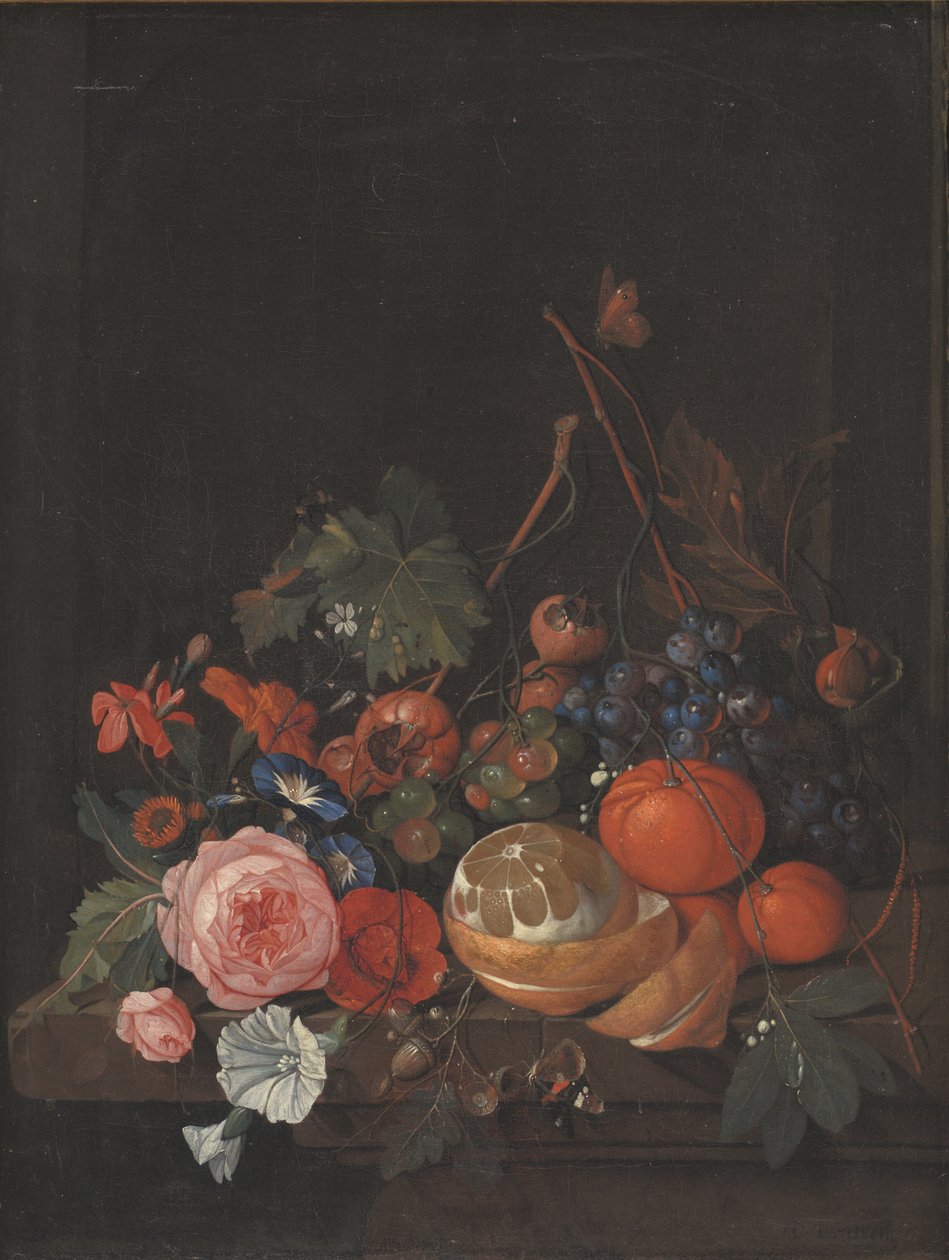 Blomster og frukt av Jan Davidsz de Heem