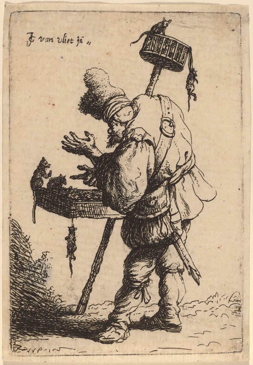 Rottefangeren, 1632. av Jan Georg van Vliet