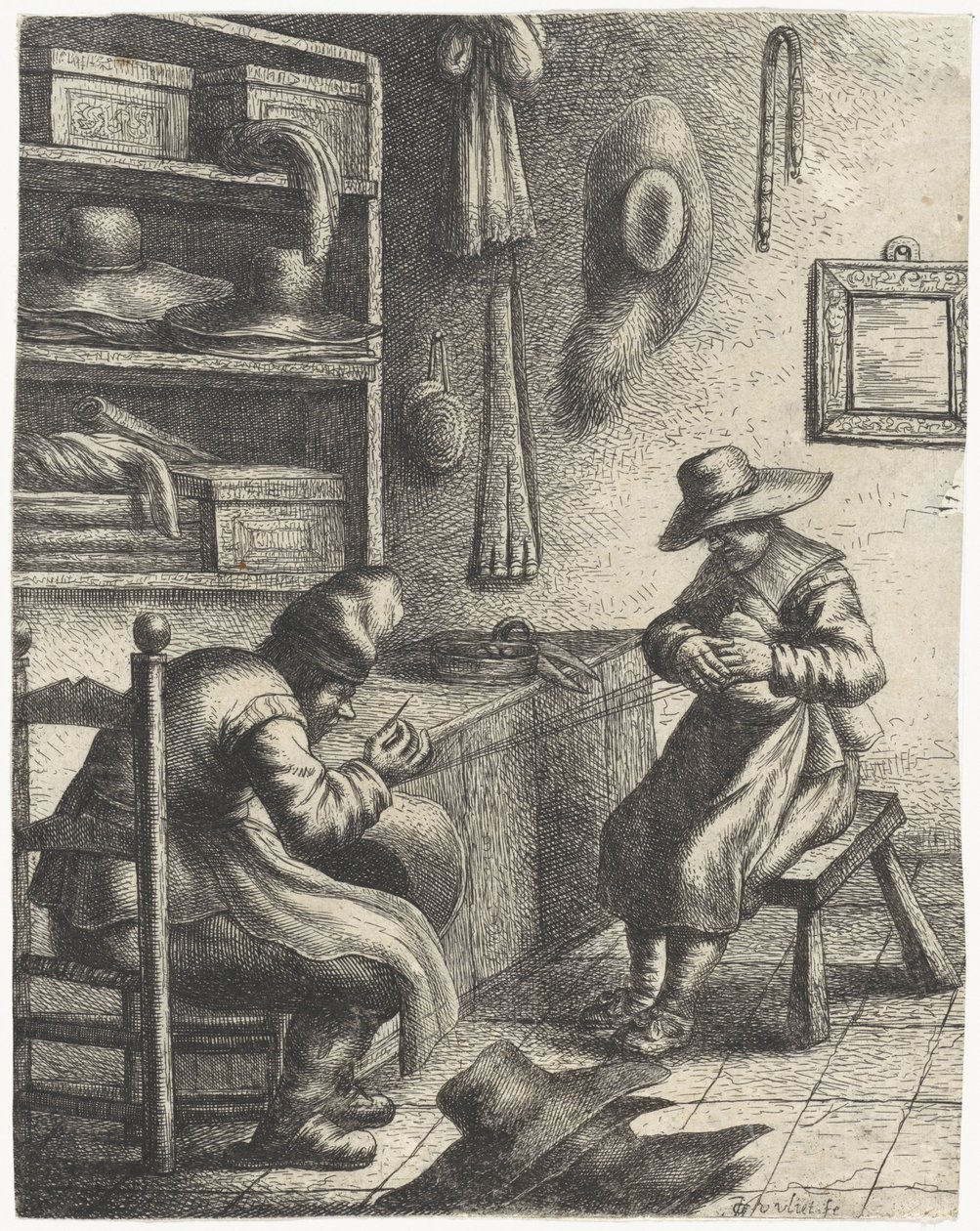Hattemaker Yrker (serietittel) av Jan Gillisz. van Vliet
