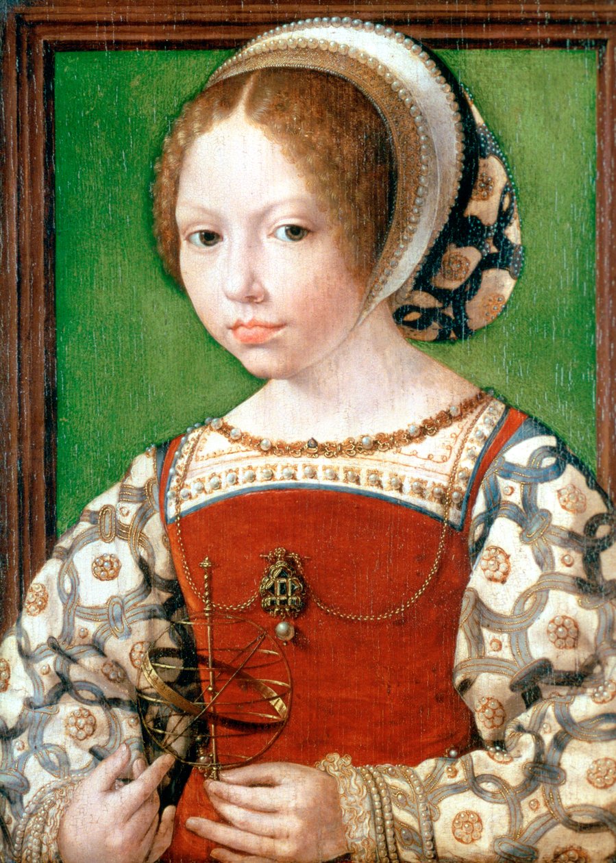 En liten jente, c1520 av Jan Gossaert