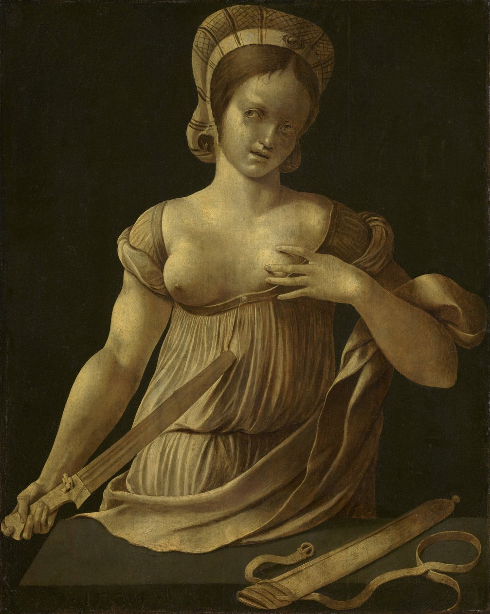 Lucretia, 1534 av Jan Gossaert